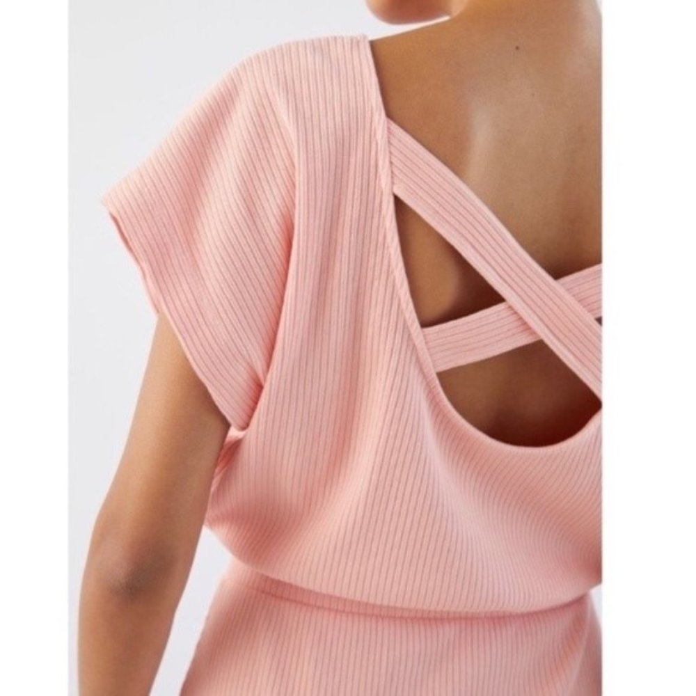 Daily Practice by Anthropologie Dolman-Sleeved Maxi Dress (S) Pink/Rose